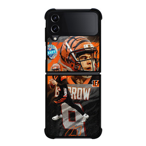 CINCINNATI BENGALS JOE BURROW FOOTBALL Samsung Galaxy Z Flip 4 Case Cover