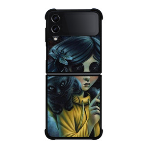CORALINE AND CAT Samsung Galaxy Z Flip 4 Case Cover CORALINE AND CAT Samsung Galaxy Z Flip 4 Case Cover