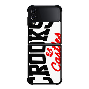 CROOKS AND CASTLES LUXURY LOGO Samsung Galaxy Z Flip 4 Case Cover CROOKS AND CASTLES LUXURY LOGO Samsung Galaxy Z Flip 4 Case Cover