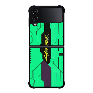 CYBERPUNK 2077 GREEN Samsung Galaxy Z Flip 4 Case Cover CYBERPUNK 2077 GREEN Samsung Galaxy Z Flip 4 Case Cover