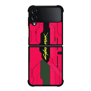 CYBERPUNK 2077 RED Samsung Galaxy Z Flip 4 Case Cover CYBERPUNK 2077 RED Samsung Galaxy Z Flip 4 Case Cover