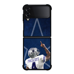 DAK PRESCOTT DALLAS COWBOYS ICON Samsung Galaxy Z Flip 4 Case Cover DAK PRESCOTT DALLAS COWBOYS ICON Samsung Galaxy Z Flip 4 Case Cover