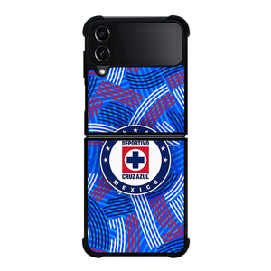 DEPORTIVO CRUZ AZUL MEXICO FOOTBALL ABSTRACT Samsung Galaxy Z Flip 4 Case Cover DEPORTIVO CRUZ AZUL MEXICO FOOTBALL ABSTRACT Samsung Galaxy Z Flip 4 Case Cover