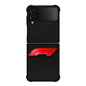 F1 LOGO CARBON Samsung Galaxy Z Flip 4 Case Cover