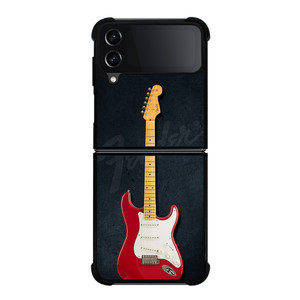 FENDER GUITAR RED Samsung Galaxy Z Flip 4 Case Cover FENDER GUITAR RED Samsung Galaxy Z Flip 4 Case Cover