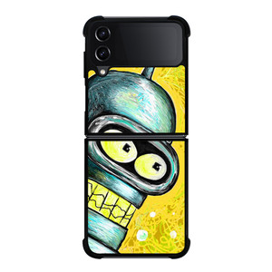 FUTURAMA BENDER CARTOON PAINTED Samsung Galaxy Z Flip 4 Case Cover FUTURAMA BENDER CARTOON PAINTED Samsung Galaxy Z Flip 4 Case Cover