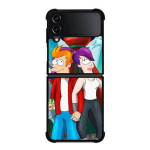FUTURAMA PHILIP AND LEELA CARTOON Samsung Galaxy Z Flip 4 Case Cover