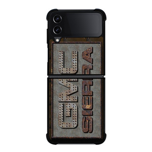 GMC SIERRA RUSTY METAL LOGO Samsung Galaxy Z Flip 4 Case Cover