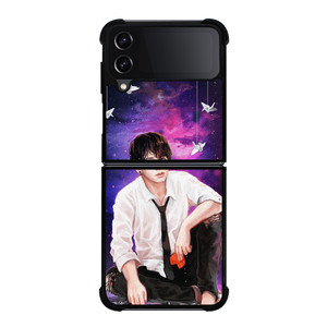 JEON JUNGKOOK BTS ANIME ART Samsung Galaxy Z Flip 4 Case Cover