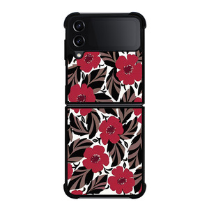 KATE SPADE NEW YORK FLORAL RED Samsung Galaxy Z Flip 4 Case Cover KATE SPADE NEW YORK FLORAL RED Samsung Galaxy Z Flip 4 Case Cover