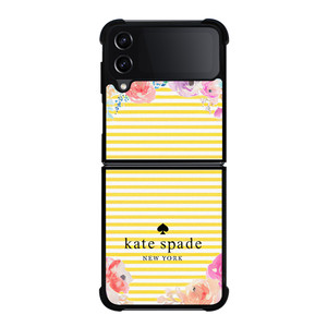 KATE SPADE NEW YORK FLORAL STRIPE Samsung Galaxy Z Flip 4 Case Cover