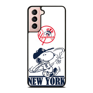 NEW YORK YANKEES SNOOPY BADGE  Samsung Galaxy S21 Case Cover NEW YORK YANKEES SNOOPY BADGE  Samsung Galaxy S21 Case Cover