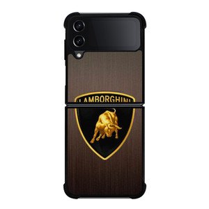 LAMBORGHINI WOODEN LOGO Samsung Galaxy Z Flip 4 Case Cover