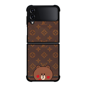 LOUIS VUITTON KISSED TEDDY BEAR Samsung Galaxy Z Flip 4 Case Cover LOUIS VUITTON KISSED TEDDY BEAR Samsung Galaxy Z Flip 4 Case Cover