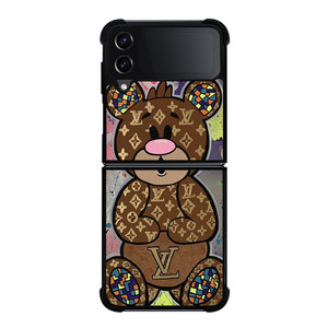 LV LOUIS VUITTON TEDDY BEAR Samsung Galaxy Z Flip 4 Case Cover
