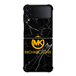 MICHAEL KORS BLACK LOGO Samsung Galaxy Z Flip 4 Case Cover