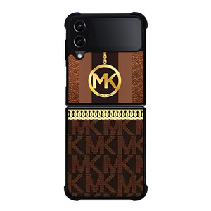 MICHAEL KORS LEATHER PATTERN Samsung Galaxy Z Flip 4 Case Cover