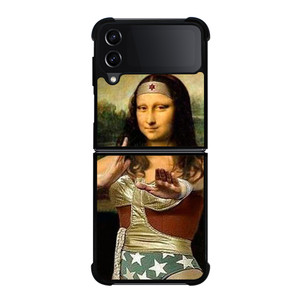 MONA LISA WONDER WOMAN Samsung Galaxy Z Flip 4 Case Cover