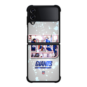 NEW YORK GIANTS NFL SPLASHED Samsung Galaxy Z Flip 4 Case Cover