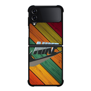 NIKE 3D WOOD LOGO Samsung Galaxy Z Flip 4 Case Cover NIKE 3D WOOD LOGO Samsung Galaxy Z Flip 4 Case Cover