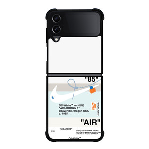 NIKE AIR JORDAN OFF WHITE Samsung Galaxy Z Flip 4 Case Cover