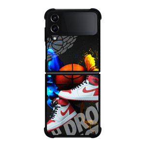 NIKE AIR JORDAN SPLASHED SNEAKERS Samsung Galaxy Z Flip 4 Case Cover