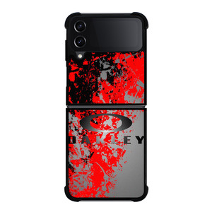 OAKLEY GLASSES RED BLACK LOGO Samsung Galaxy Z Flip 4 Case Cover