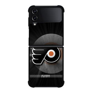 PHILADELPHIA FLYERS METAL EMBLEM Samsung Galaxy Z Flip 4 Case Cover