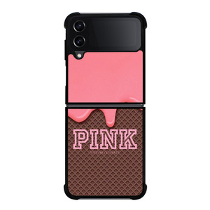 PINK VICTORIA SECRET ICE CREAM Samsung Galaxy Z Flip 4 Case Cover