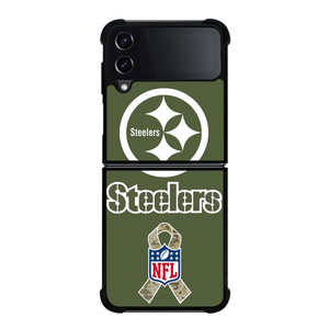 PITTSBURGH STEELERS NFL FOOTBALL BADGE Samsung Galaxy Z Flip 4 Case Cover