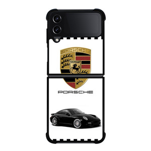 PORSCHE 911 CHECKERED EMBLEM Samsung Galaxy Z Flip 4 Case Cover