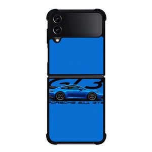 PORSCHE 911 GT3 BLUE Samsung Galaxy Z Flip 4 Case Cover