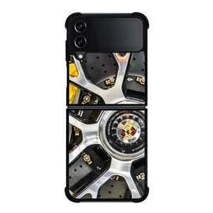 PORSCHE WHEEL CHROME Samsung Galaxy Z Flip 4 Case Cover