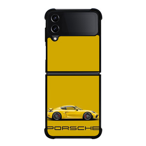 PORSCHE YELLOW SUPER CAR Samsung Galaxy Z Flip 4 Case Cover PORSCHE YELLOW SUPER CAR Samsung Galaxy Z Flip 4 Case Cover