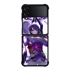 RAIDEN SHOGUN GENSHIN IMPACT GAMES Samsung Galaxy Z Flip 4 Case Cover RAIDEN SHOGUN GENSHIN IMPACT GAMES Samsung Galaxy Z Flip 4 Case Cover