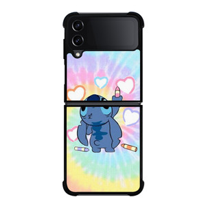 STITCH CARTOON TIE DYE PATTERN Samsung Galaxy Z Flip 4 Case Cover