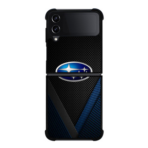 SUBARU BLUE CARBON EMBLEM Samsung Galaxy Z Flip 4 Case Cover