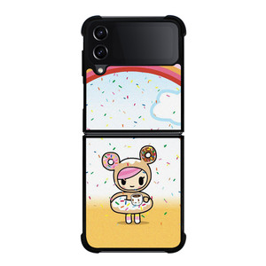 TOKIDOKI DONUTELLA RAINBOW Samsung Galaxy Z Flip 4 Case Cover