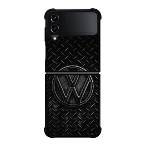 VW VOLKSWAGEN BLACK METAL EMBLEM Samsung Galaxy Z Flip 4 Case Cover