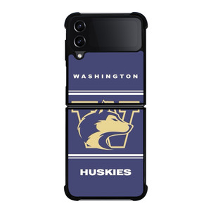 WASHINGTON HUSKIES FOOTBALL LOGO Samsung Galaxy Z Flip 4 Case Cover
