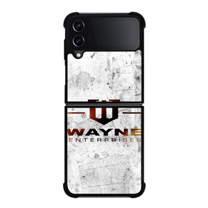 WAYNE ENTERPRISES WHITE LOGO Samsung Galaxy Z Flip 4 Case Cover