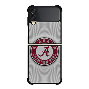 ALABAMA CRIMSON TIDE CIRCLE TEXTURE Samsung Galaxy Z Flip 3 Case Cover ALABAMA CRIMSON TIDE CIRCLE TEXTURE Samsung Galaxy Z Flip 3 Case Cover