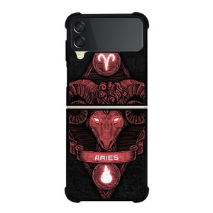 ARIES HOROSCOPE SIGN Samsung Galaxy Z Flip 3 Case Cover ARIES HOROSCOPE SIGN Samsung Galaxy Z Flip 3 Case Cover