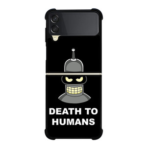 BENDER FUTURAMA DEATH TO HUMANS Samsung Galaxy Z Flip 3 Case Cover BENDER FUTURAMA DEATH TO HUMANS Samsung Galaxy Z Flip 3 Case Cover