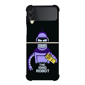 BENDER FUTURAMA THANOS THE MAD ROBOT Samsung Galaxy Z Flip 3 Case Cover BENDER FUTURAMA THANOS THE MAD ROBOT Samsung Galaxy Z Flip 3 Case Cover
