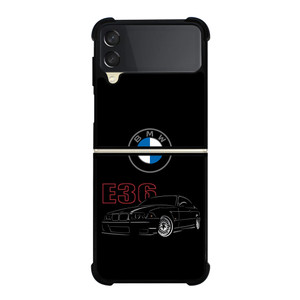 BMW E36 RETRO LOGO Samsung Galaxy Z Flip 3 Case Cover BMW E36 RETRO LOGO Samsung Galaxy Z Flip 3 Case Cover