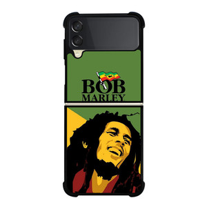 BOB MARLEY FLAT ILUSTRATION Samsung Galaxy Z Flip 3 Case Cover BOB MARLEY FLAT ILUSTRATION Samsung Galaxy Z Flip 3 Case Cover