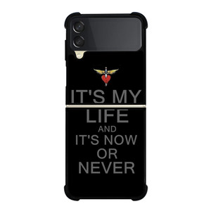 BON JOVI ROCK BAND LYRICS ICON Samsung Galaxy Z Flip 3 Case Cover