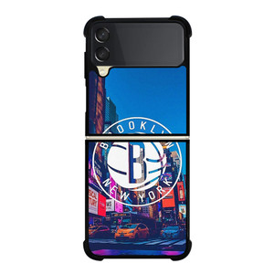 BROOKLYN NEW YORK NBA TIME SQUARE Samsung Galaxy Z Flip 3 Case Cover BROOKLYN NEW YORK NBA TIME SQUARE Samsung Galaxy Z Flip 3 Case Cover