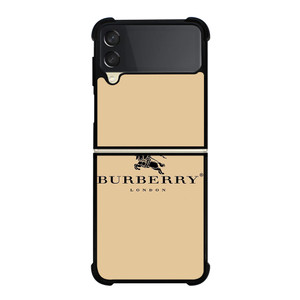BURBERRY LONDON BROWN LOGO Samsung Galaxy Z Flip 3 Case Cover BURBERRY LONDON BROWN LOGO Samsung Galaxy Z Flip 3 Case Cover
